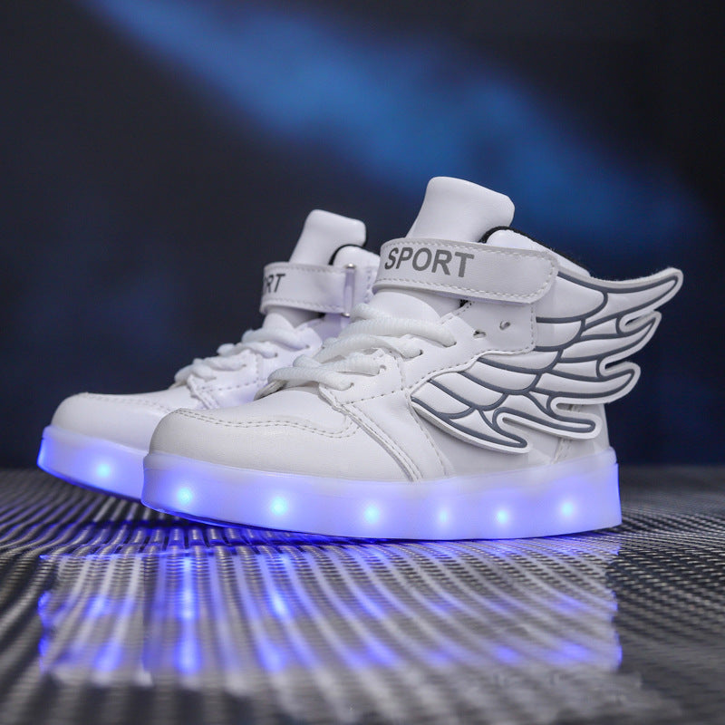 Usb Charging Light Shoes Children
