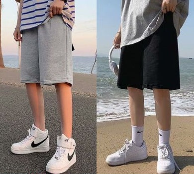 New Casual Pants Men''s Summer Shorts Men''s Korean Trend Loose Hong Kong Style Straight Sports Pants