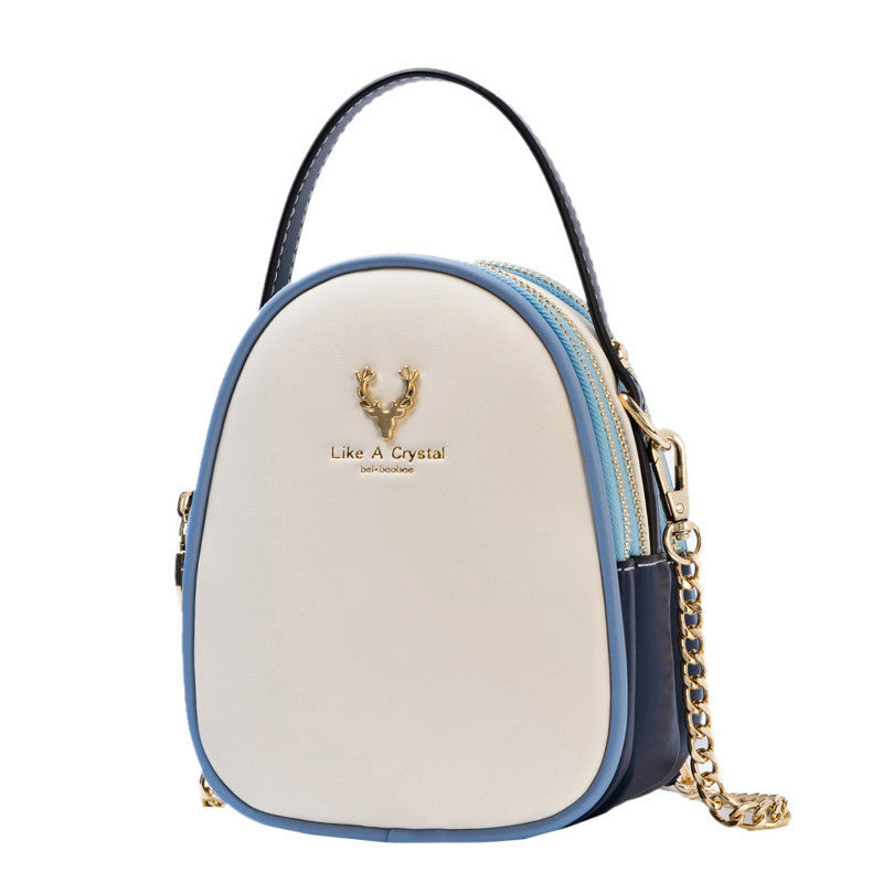 Cross shoulder chain bag