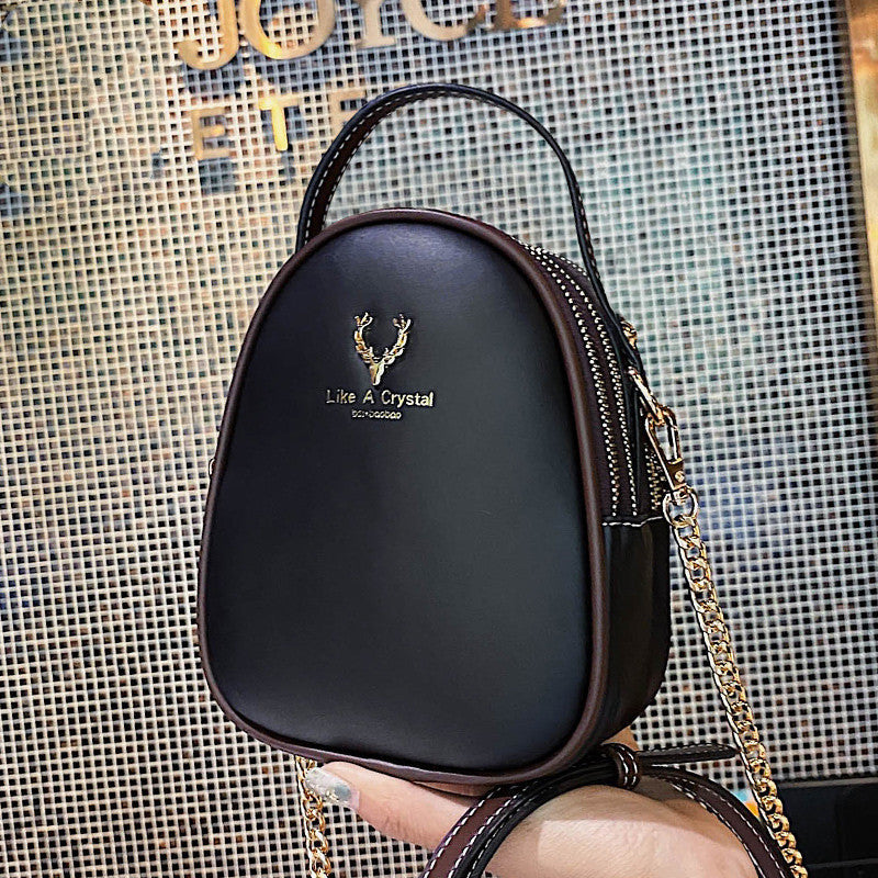 Cross shoulder chain bag