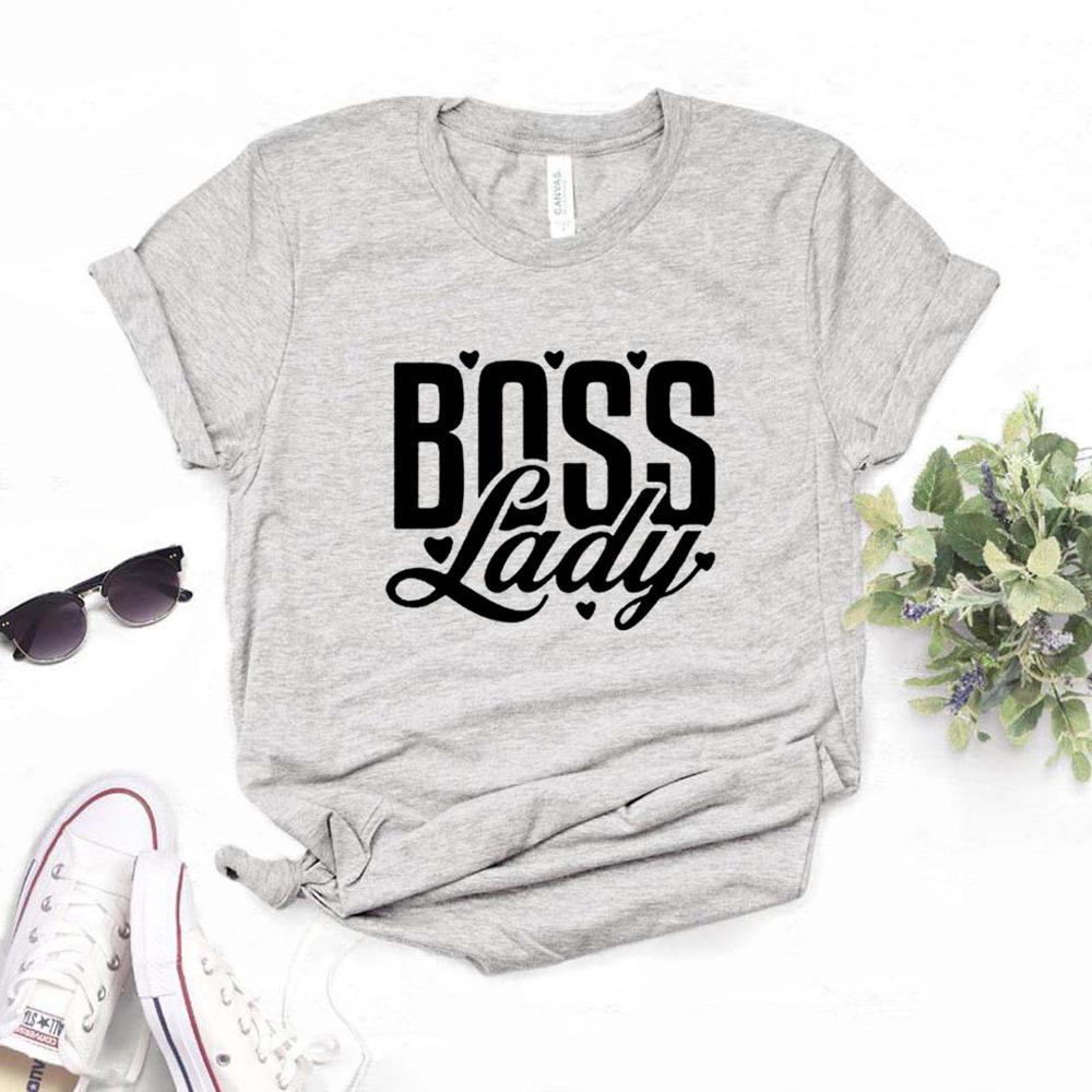 LADY English printed cotton t-shirt