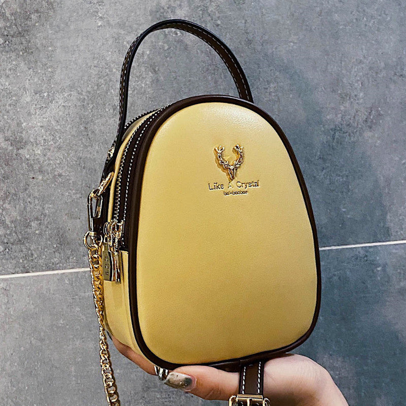 Cross shoulder chain bag