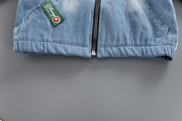 Denim Three-piece Set Children Clothes Suit