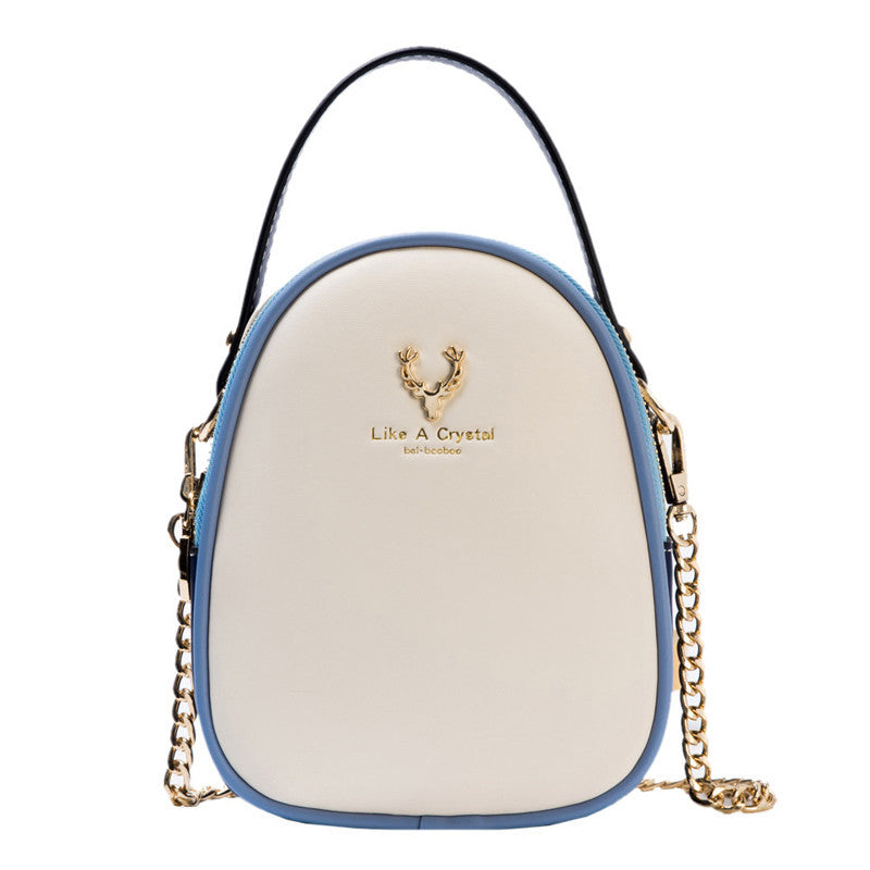 Cross shoulder chain bag