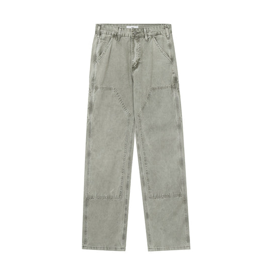 American Retro Denim Trousers For Men