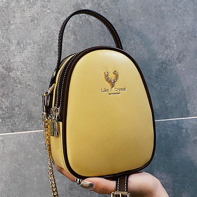 Cross shoulder chain bag