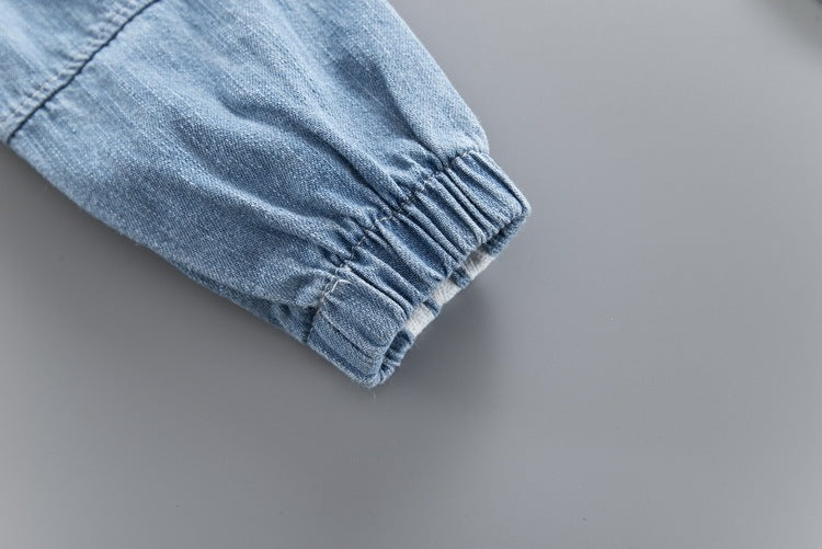 Denim Three-piece Set Children Clothes Suit